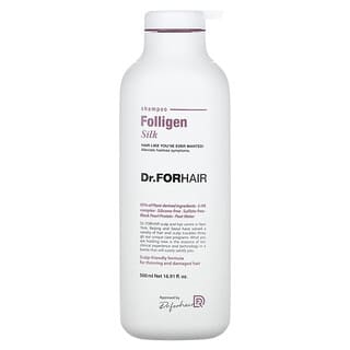 Dr.ForHair, Folligen, шампунь из оригинального шелка, 500 мл (16,91 жидк. Унции)