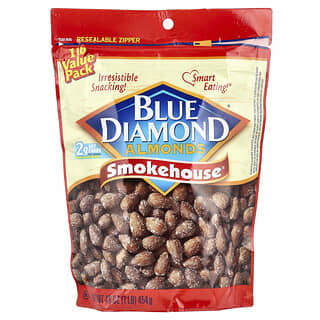 Blue Diamond‏, ®Smokehouse, שקדים, 454 גרם (16 אונקיות)