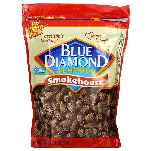 Blue Diamond, アーモンド、Smokehouse（スモークハウス）、454g（16オンス）