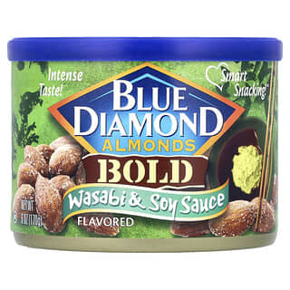 Blue Diamond, Миндаль, жирный, васаби и соевый соус, 170 г (6 унций)