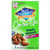 Almonds, On-The-Go, Whole Natural, 7 Bags, 0.625 oz (18 g) Each