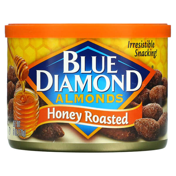 Blue Diamond, Almonds, Mandeln, mit Honig geröstet, 170 g (6 oz.)