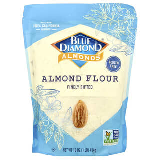 Blue Diamond, Amêndoas, Farinha de Amêndoa, Finamente Peneirada, 454 g (16 oz)