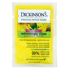 Dickinson Brands, Original Witch Hazel, Refreshingly Clean Cleansing Cloths, 20 Per Carton, 5" x 7" Each