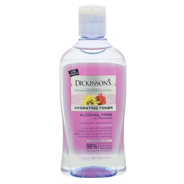 Dickinson Brands, 強化されたマンサク、 保湿化粧水、 アルコールフリー、 16 液量オンス (473 ml)