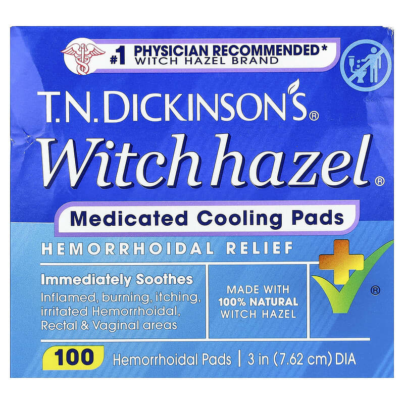 T.N. Dickinson's® Witch Hazel® Medicated Cooling Pads