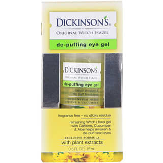 Dickinson Brands, Gel para ojos, agua de hamamelis original de 15 ml