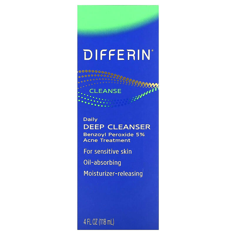 Daily Deep Cleanser, Sensitive Skin, 4 fl oz (118 ml)