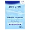 Differin, Power Patch, Parches ultradelgados para piel propensa al acné, 36 parches transparentes