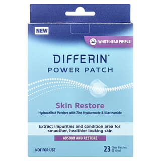 Differin, Power Patch, Skin Restore , 23 Clear Patches