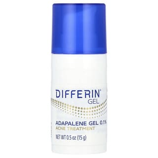 Differin, Adapalene Gel 0.1%, Acne Treatment, 0.5 oz (15 g)