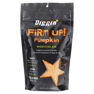 Diggin your dog, Firm Up!, Pumpkin, Digestive Aid, 4 oz (113 g)