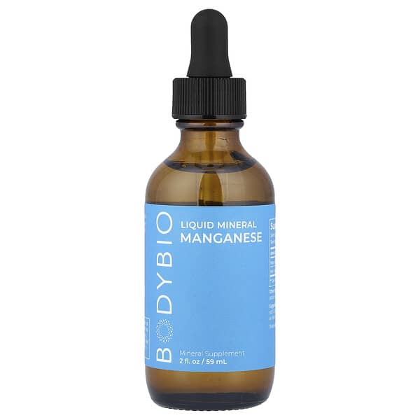 BodyBio, 액상 미네랄 망간, 59ml(2fl oz)