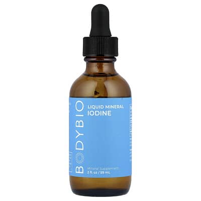 BodyBio, Iodine Liquid Mineral, 2 fl oz (59 ml)