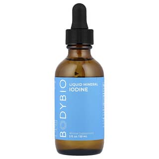 BodyBio, 9 Minéral liquide, iode, 60 ml