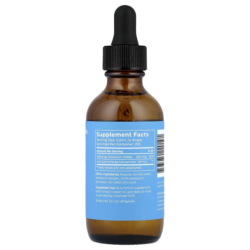 Iodine Liquid Mineral, 2 fl oz (59 ml)