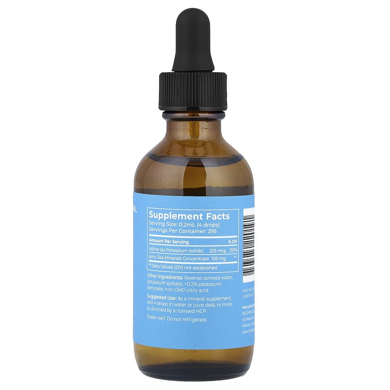Iodine Liquid Mineral, 2 fl oz (59 ml)