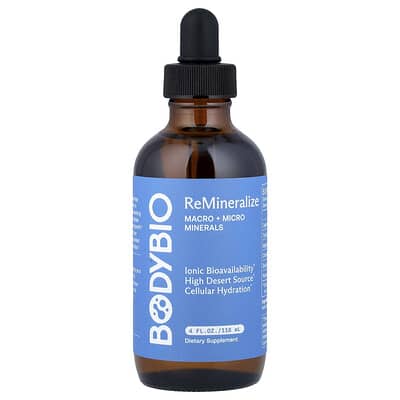 BodyBio, Supplemental Minerals, Normal + Trace Minerals, 4 fl oz (118 ml)