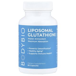 BodyBio, Glutathion liposomal, 60 capsules (250 mg par capsule)