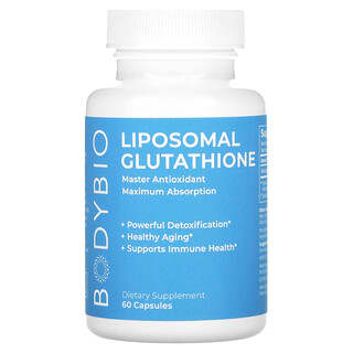 BodyBio, Glutathion liposomal, 60 capsules