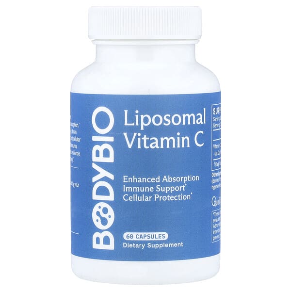 Liposomal Vitamin C, 60 Capsules (500 mg per Capsule)