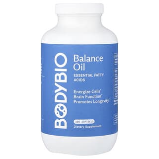 BodyBio, Balance Oil, 180 cápsulas blandas sin OGM
