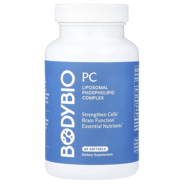 PC, Liposomal Phospholipid Complex, 60 Softgels (650 mg per Softgel)