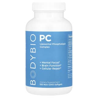 BodyBio, PC, Liposomal Phospholipid Complex, 100 Non-GMO Softgels