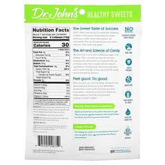 Dr. John's Healthy Sweets, Lutscher, + Ballaststoffe und Vitamin C, blaue Himbeere, Traube und Kirsche, zuckerfrei, 105 g (3,7 oz.)