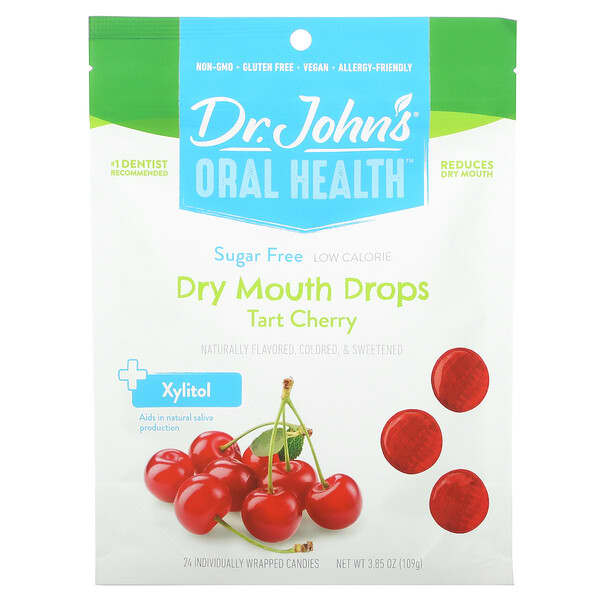 Dr. John's Healthy Sweets, Oral Health, Dry Mouth Drops, + Xylitol
