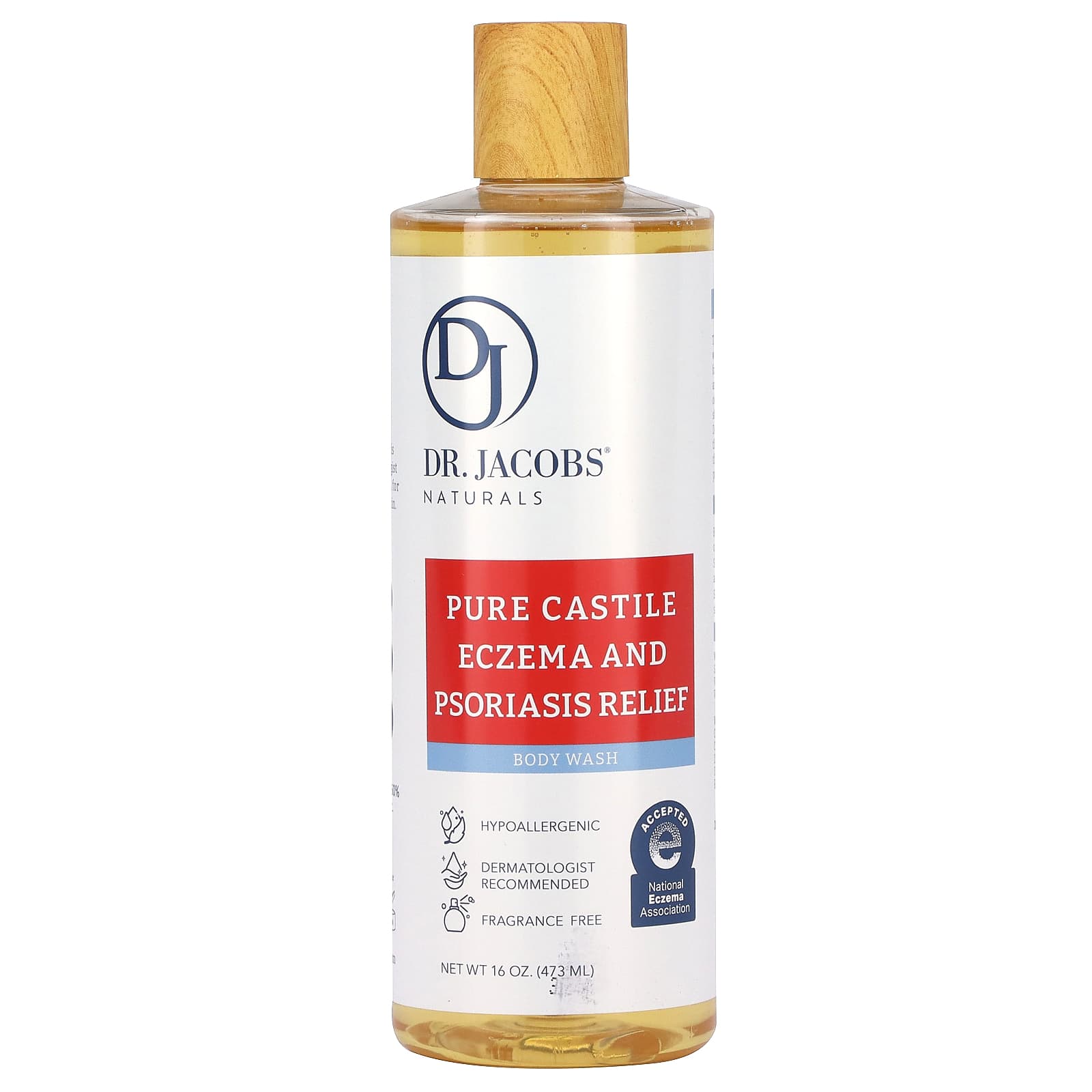 Pure Castile Eczema and Psoriasis Relief、無香料、473ml（16オンス）