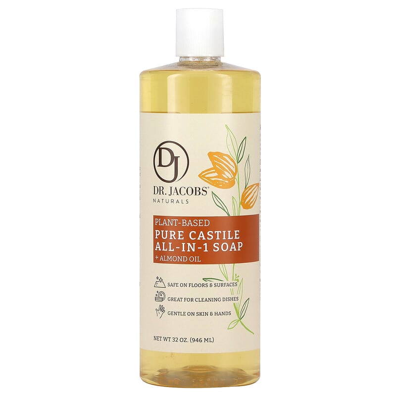 Dr. Natural Kastilienseife – 100% Pflanzlich, Ultra-feuchtigkeitsspendend Für Haut & Haar