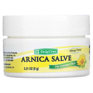 De La Cruz, アルニカ軟膏、皮膚のひび割れ用、0.21オンス (6 g)