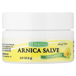 De La Cruz, Bálsamo de árnica para piel agrietada, 6 g (0,21 oz)