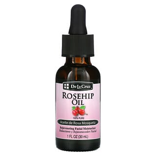 De La Cruz, Rosehip Oil, Rejuvenating Facial Moisturizer, 1 fl oz (30 ml)