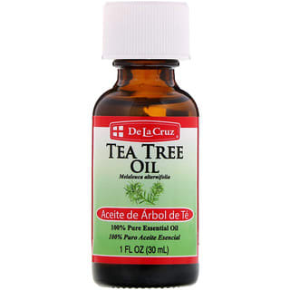 De La Cruz, Aceite de árbol del té, Aceite esencial 100% puro, 30 ml (1 oz. Líq.)