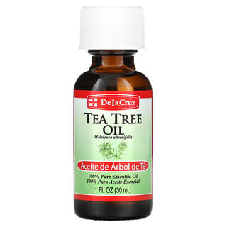 De La Cruz, Aceite de árbol del té, Aceite esencial 100% puro, 30 ml (1 oz. Líq.)