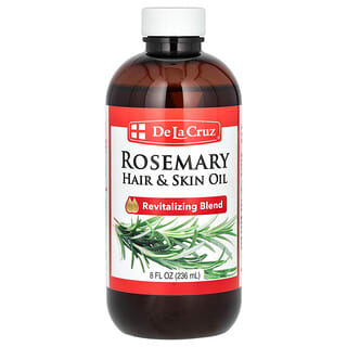 De La Cruz, Rosemary Hair & Skin Oil, Rosmarin-Haar- und Hautöl, 236 ml (8 fl. oz.)