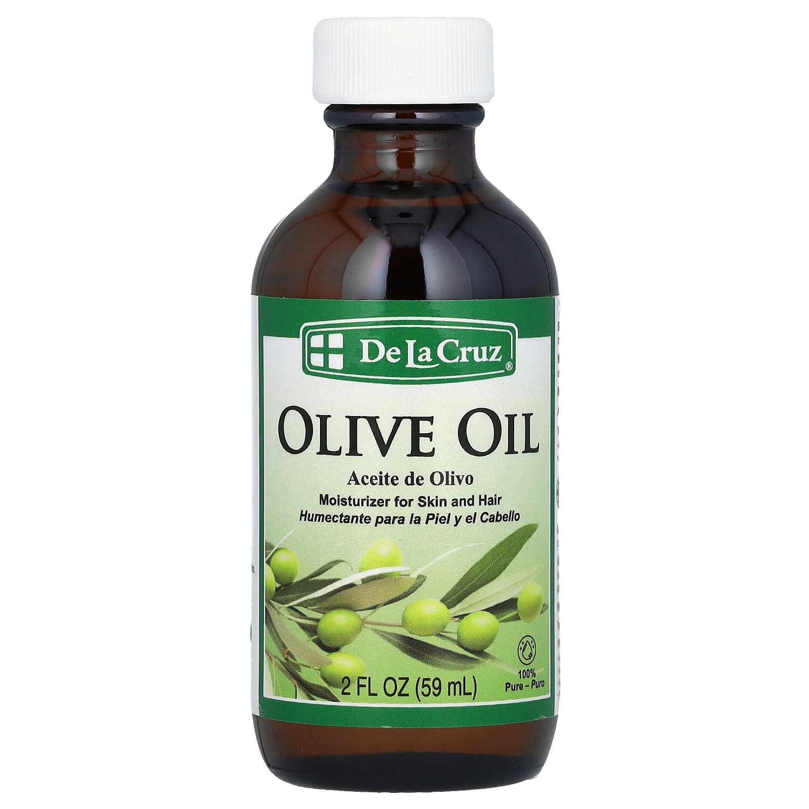 100% Pure Olive Oil, 2 fl oz (59 ml)