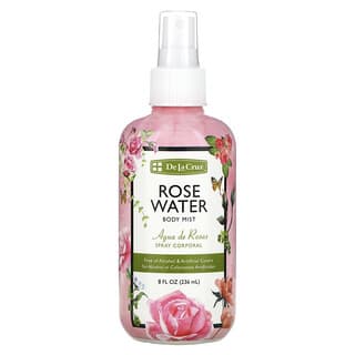 De La Cruz, Bruma corporal de agua de rosas, 236 ml (8 oz. Líq.)
