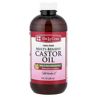 De La Cruz, 100% Pure Multi-Benefit Castor Oil, 8 fl oz (236 ml)
