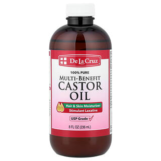 De La Cruz, Aceite de ricino 100 % puro con múltiples beneficios, 236 ml (8 oz. líq.)