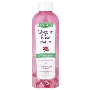 De La Cruz, Glycerin & Rose Water, Skin & Hair Moisturizer, 8 fl oz (236 ml)