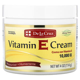 De La Cruz, Vitamin-E-Creme, 10.000 IE, 114 g (4 oz.)