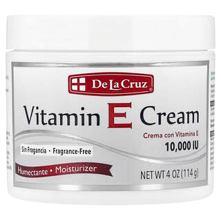 De La Cruz, Creme de Vitamina E, Sem Perfume, 114 g (4 oz)