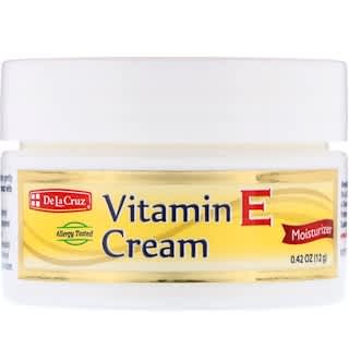 De La Cruz, Vitamin E Cream, 0.42 oz (12 g)