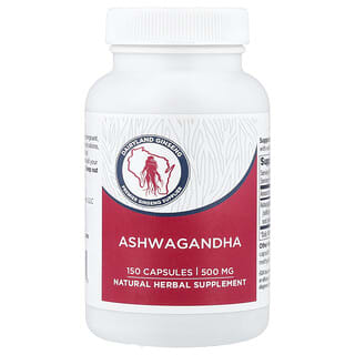 Dairyland Ginseng, Ginseng indio, 150 cápsulas (500 mg por cápsula)