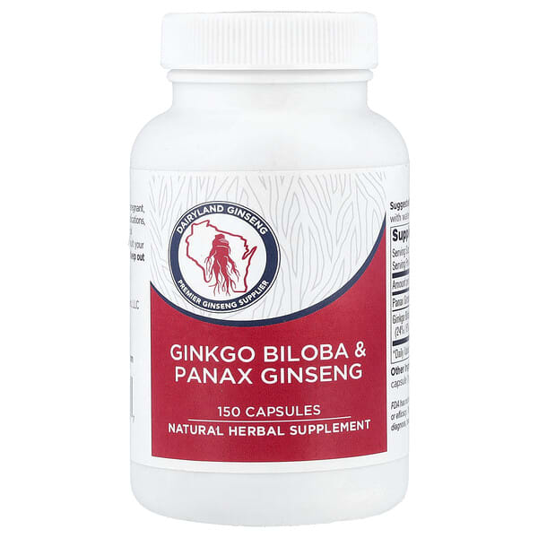 Ginkgo Biloba & Panax Ginseng, 150 Capsules
