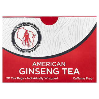 Dairyland Ginseng, Chá de Ginseng Americano, 20 Unidades