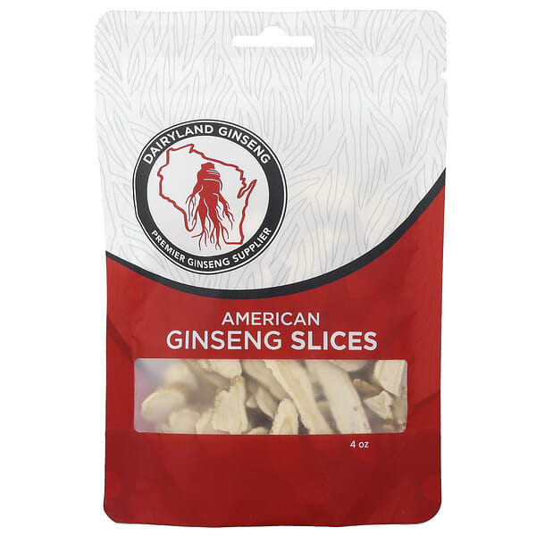Dairyland Ginseng, 미국 인삼 조각, 4oz